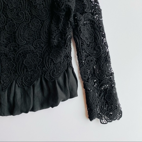 Lili’s Closet, black crochet jacket, size M - Picture 4 of 4